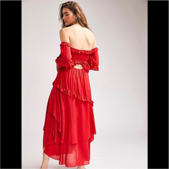 Spell And The Gypsy Collective Clementine Mermaid Off The Shoulder Ruffle Dress - Picture 3 of 8